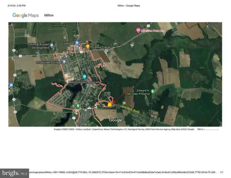 Land For Sale in Milton, Delaware