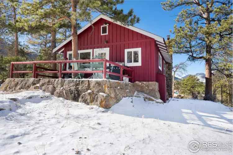 Buy mountain cottages in Estes Park with rental license and outdoor access