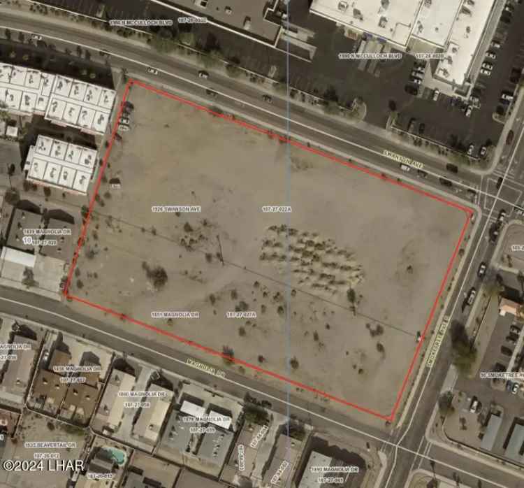 Buy Land in Downtown Lake Havasu with Multi-Family Potential