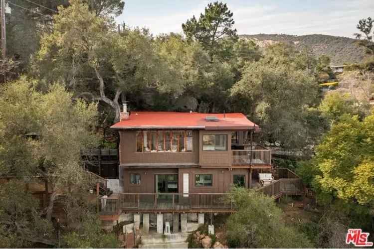 Buy Cabin in Topanga Canyon with Stunning Views and Modern Charm