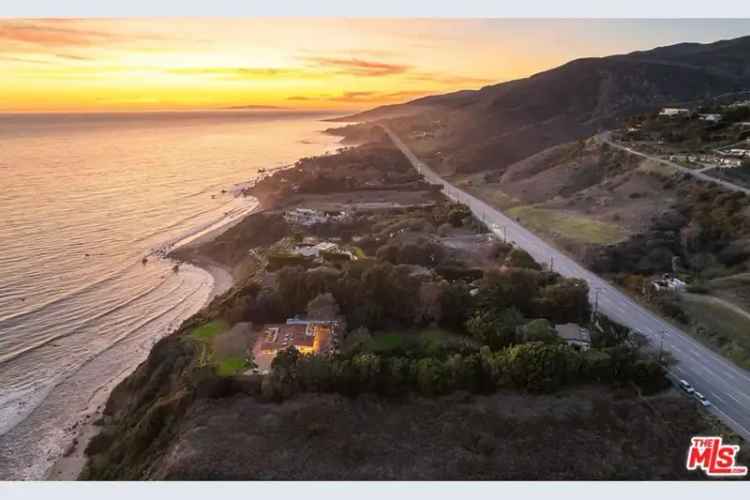 Buy Oceanfront Estate in Malibu with Stunning Views and Exclusive Beach Access