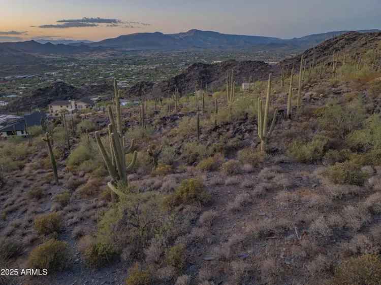 Buy Luxury Home Site in Cave Creek Arizona with Scenic Desert Views