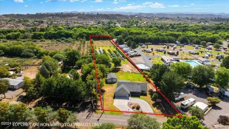 Buy home in Camp Verde with large kitchen and beautiful orchard