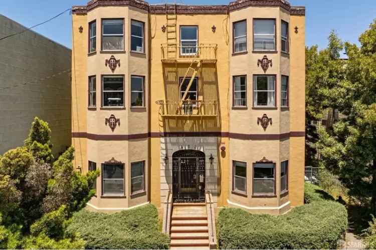 Investment Opportunity Buy Apartment Building Hayes Valley Spacious Units