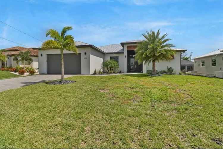 Buy Luxury Waterfront Home in Cape Coral with Pool and Summer Kitchen