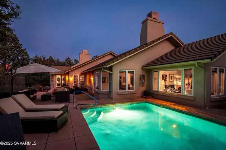 Luxury Buy Single Level Home in West Sedona with Red Rock Views