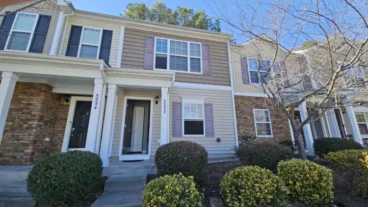 Rent Townhouse Near RTP with Modern Kitchen and Hardwood Floors