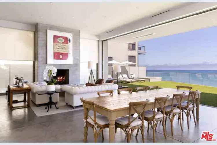 Buy Beach Home in Malibu with Stunning Oceanfront Views and Design