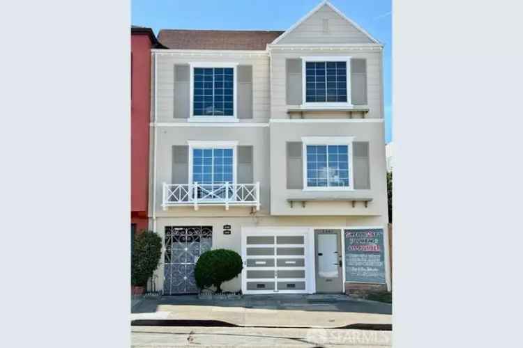 Multi Family Buy Residential Building with Office Space Near Golden Gate Park