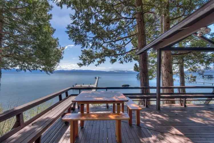 Buy Lakefront Property on Tahoe's Westshore with Stunning Views