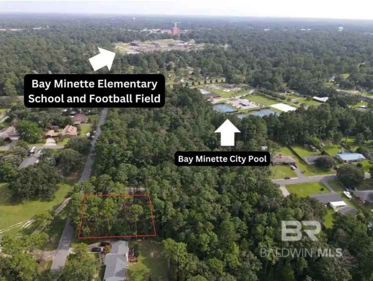 Build Your Dream Home in Bay Minette Cleared Lot Near City Pool