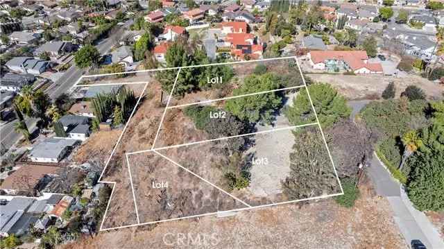 Land For Sale in 360, Camino de Teodoro, Walnut, California