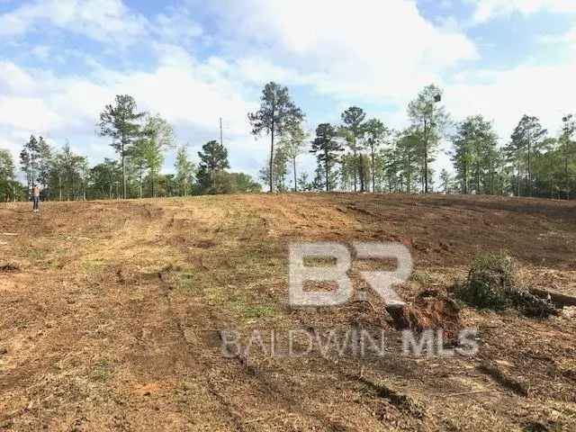 Buy Land in Bay Minette AL with Rolling Hills and Utilities Available