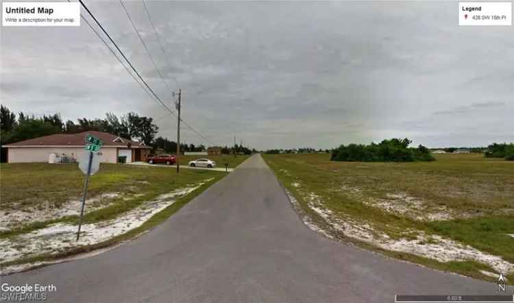 Land For Sale in 426, Southwest 15th Place, Cape Coral, Florida