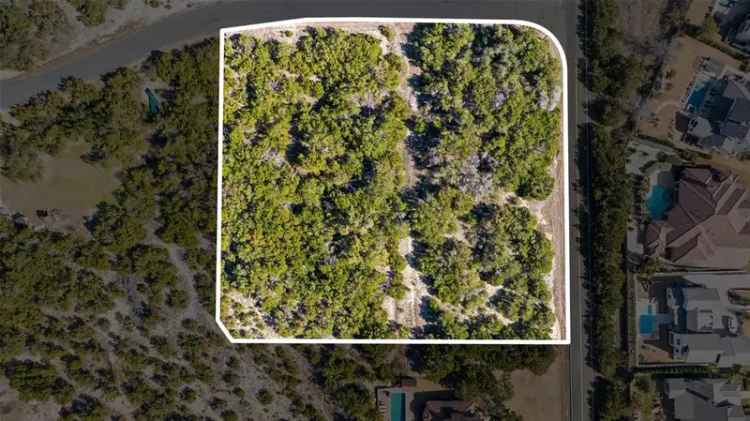 Build Your Dream Home on 2 Acre Estate Lot in Lakeway with Scenic Views