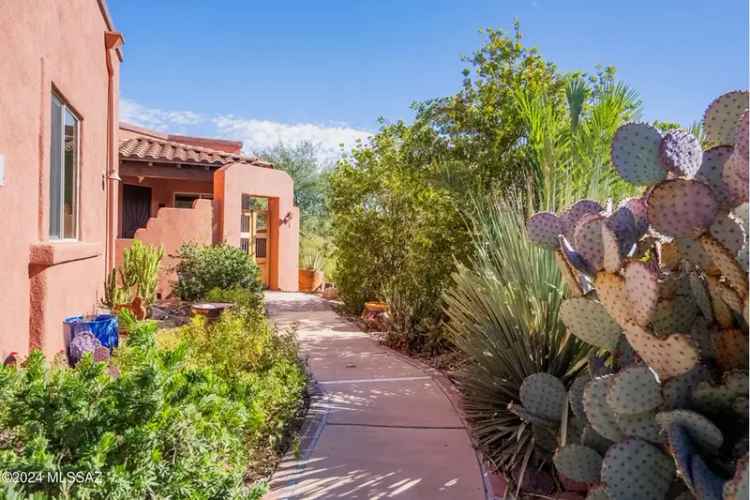 Single Family Home for Sale in Barrio de Tubac with Mountain Views