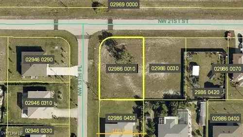 Land For Sale in 1246, Northwest 21st Street, Cape Coral, Florida