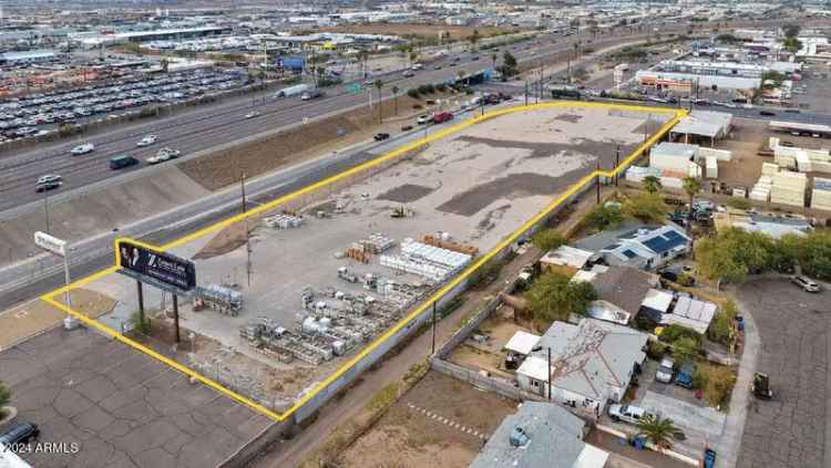 Buy Prime Freeway Frontage Land Near Downtown Phoenix with Features