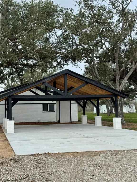 Buy Charming Fully Renovated Home in Angleton with Land Features