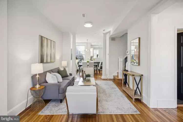 Buy Charming Row Home in Bloomingdale with 5 Bedrooms and Modern Upgrades