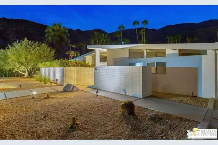 Buy Mid Century House in Palm Springs with Scenic Views and Spacious Design