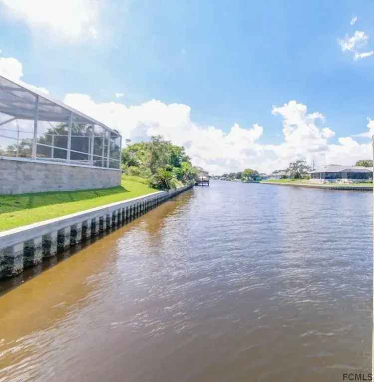 Rent Canal Home with Pool Spa and Water Views in Palm Coast