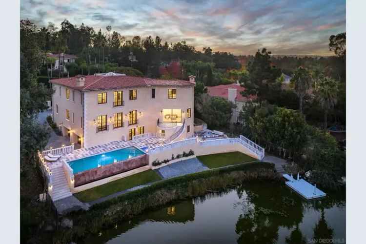 Buy Villa in Rancho Santa Fe with Luxury Features and Lake Access