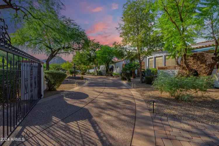 Rent Spanish Estate in Paradise Valley with Stunning Features