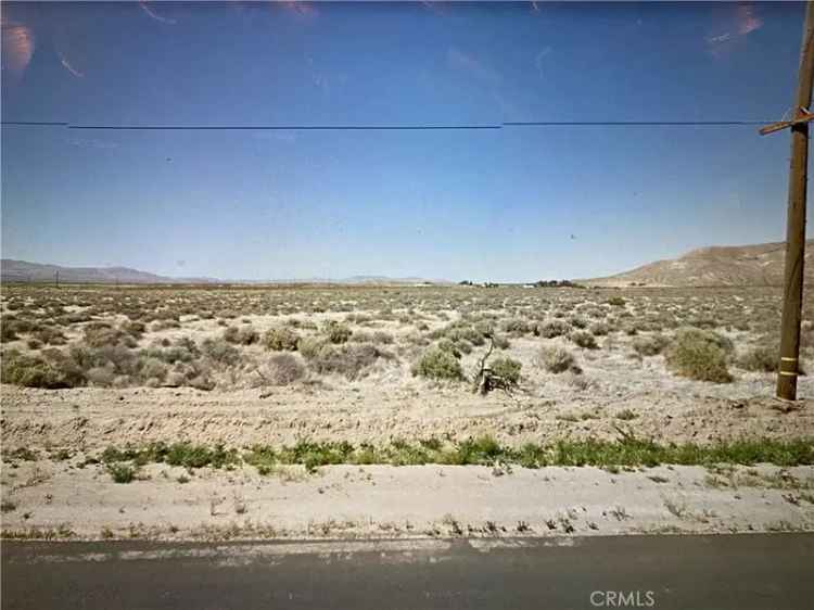 Land For Sale in Rosamond, California