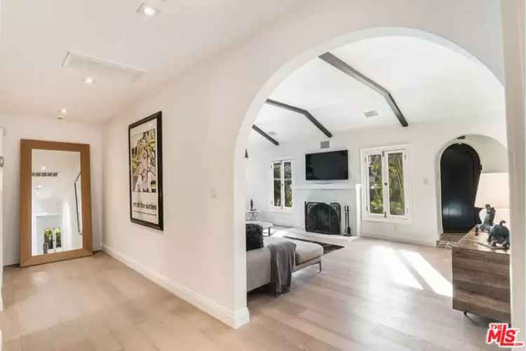 Buy Spanish house in Beverly Grove with luxury features and private yard