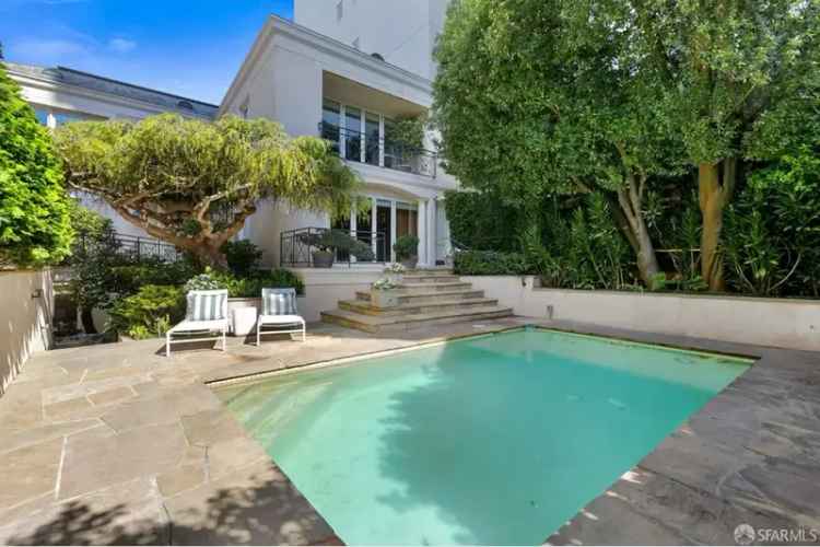 Buy Classic Residence with Pool and Garden in Russian Hill