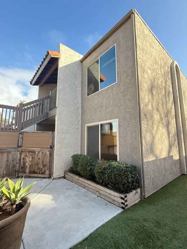 Rent Charming Corner Unit with Private Backyard in South Oceanside