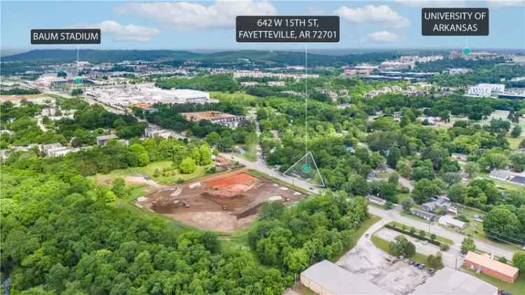 Land For Sale in 642, West 15th Street, Fayetteville, Arkansas