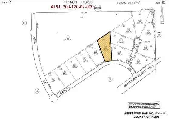 Land For Sale in 117, Gabriel Drive, Bakersfield, California