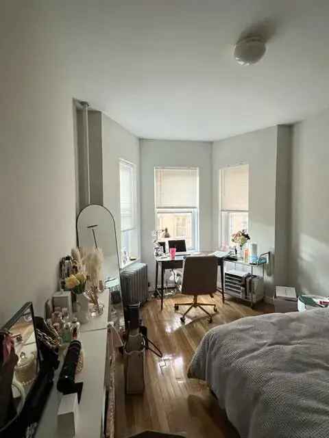 Studio apartment for rent in Fenway near Berklee with hardwood floors