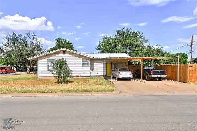 Rent Cute 3 Bedroom House in South Abilene with Updated Kitchen