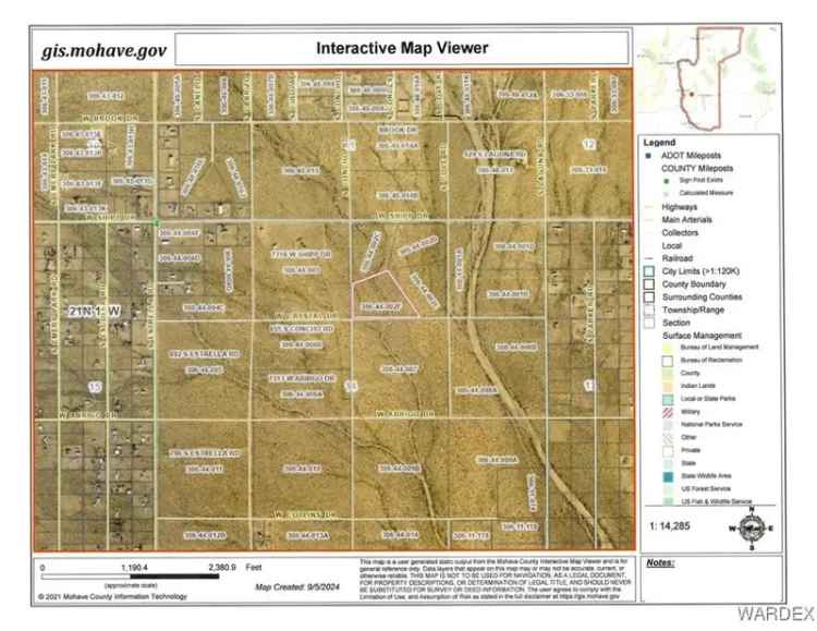 Land For Sale in Golden Valley, Arizona