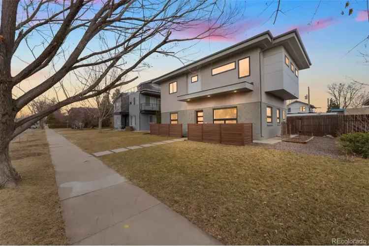 Buy Modern Home in Denver with Private Patio Near Sloan's Lake