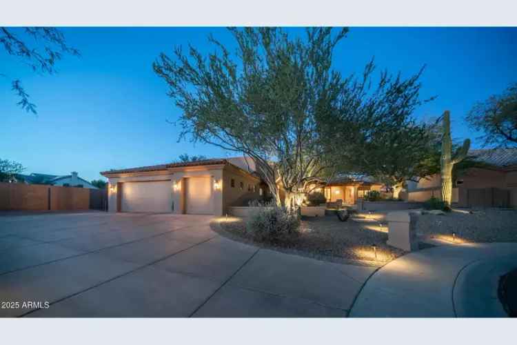 Buy beautiful home in gated Scottsdale community with mountain views