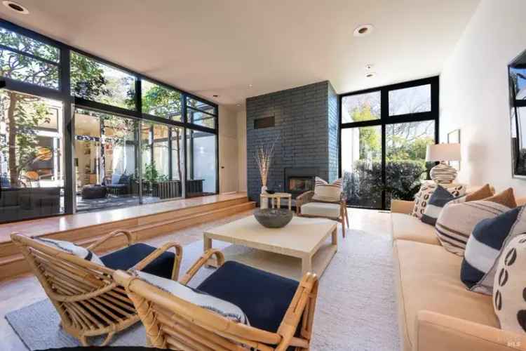 Mid Century Home for Sale in Loch Lomond with Atrium and Pool