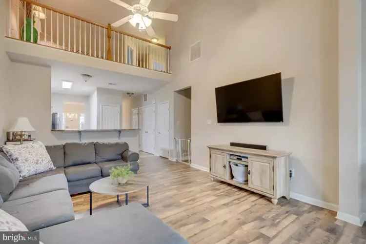 Rent Townhome in Millville with Modern Kitchen and Vaulted Ceilings