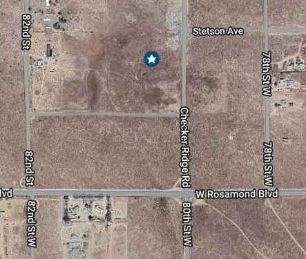 Land For Sale in Rosamond, California