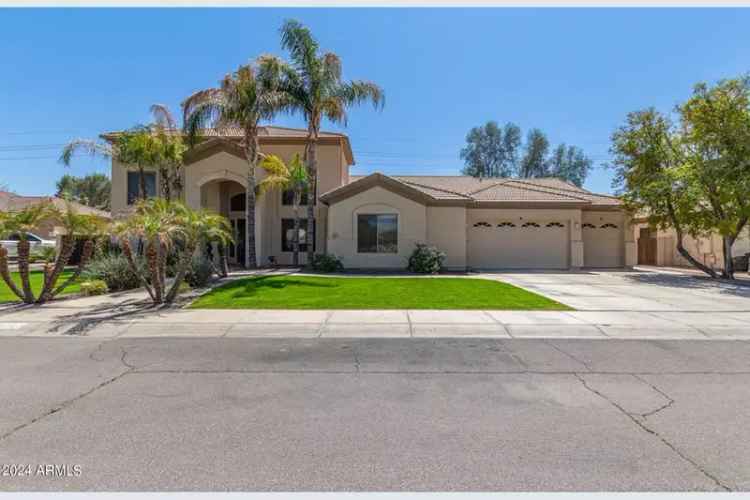 5 Bed 4 5 Bath Basement Home in Gilbert Arizona with Pool and RV Gate