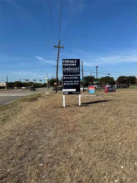 Commercial land buy in Allen TX with great potential for retail