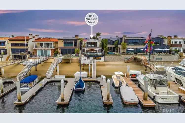 Rent Bayfront Home in Newport Harbor with Stunning Views and Yacht Docking