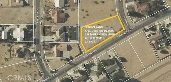 Land For Sale in 13866, Branding Iron Drive, California