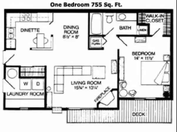 Townhome Apartment for Rent in Eagan with Washer and Dryer