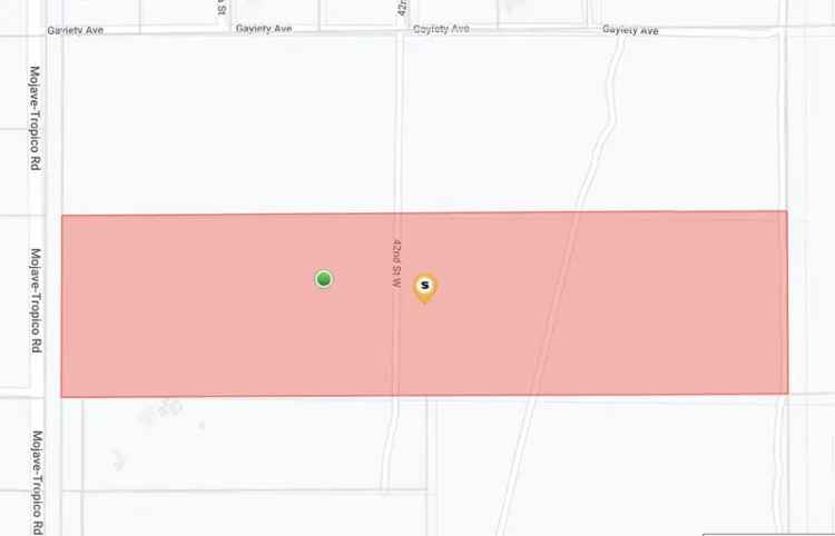 Land For Sale in Rosamond, California