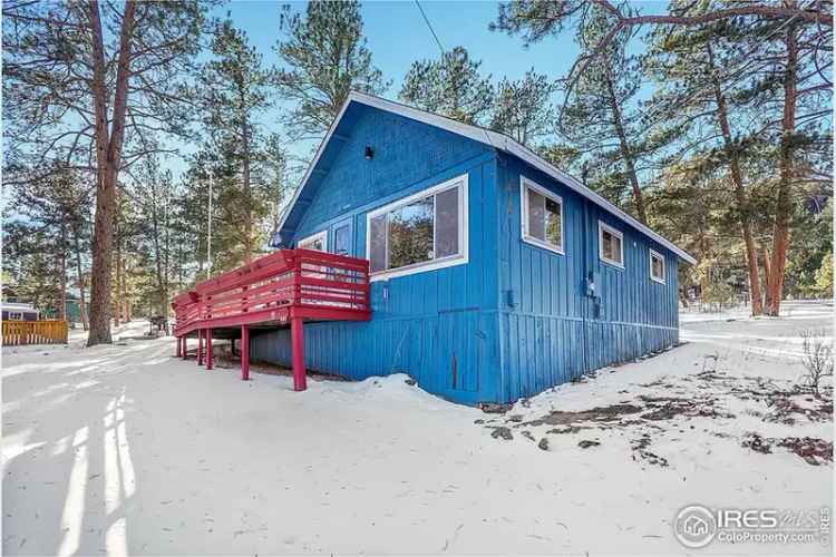 Buy cabin in Estes Park with 2 bedrooms and vacation rental potential