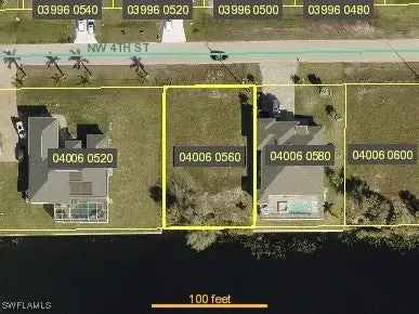 Land For Sale in 2736, Northwest 4th Street, Cape Coral, Florida